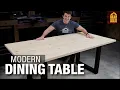 Super Simple Modern Dining Room Table