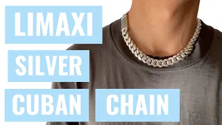 Download Limaxi 14mm Silver Cuban Link Choker Chain Review 2021 MP3