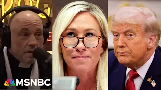 Joe Rogan and Marjorie Taylor Greene break with Trump.  Yes, really.  I Velshi & Ruhle