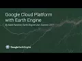 Google Cloud Platform with Earth Engine