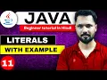 Java tutorial in Hindi for beginners Literals in java in Hindi Literals types in JAVA