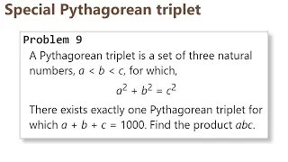 Project Euler Problem 9