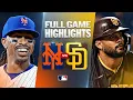 PADRES vs METS Full Game Highlights August 18 2026 MLB Season