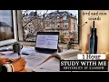 Lagu 1 HOUR STUDY WITH ME on a RAINY DAY | Background noise, Gentle Rain, real-time, no music, no break