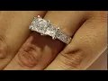 Past Present Future Princess Diamond Ring