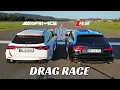 Lagu Audi RS6 Performance (630 PS) 🆚 Mercedes AMG E53 (612 PS) - Drag Race