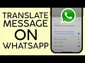 Download Lagu How to Translate Message on Whatsapp using iOS Translation (2023)