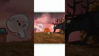 ظهور شيء غريب في كرتون عالم غامبول المدهش 