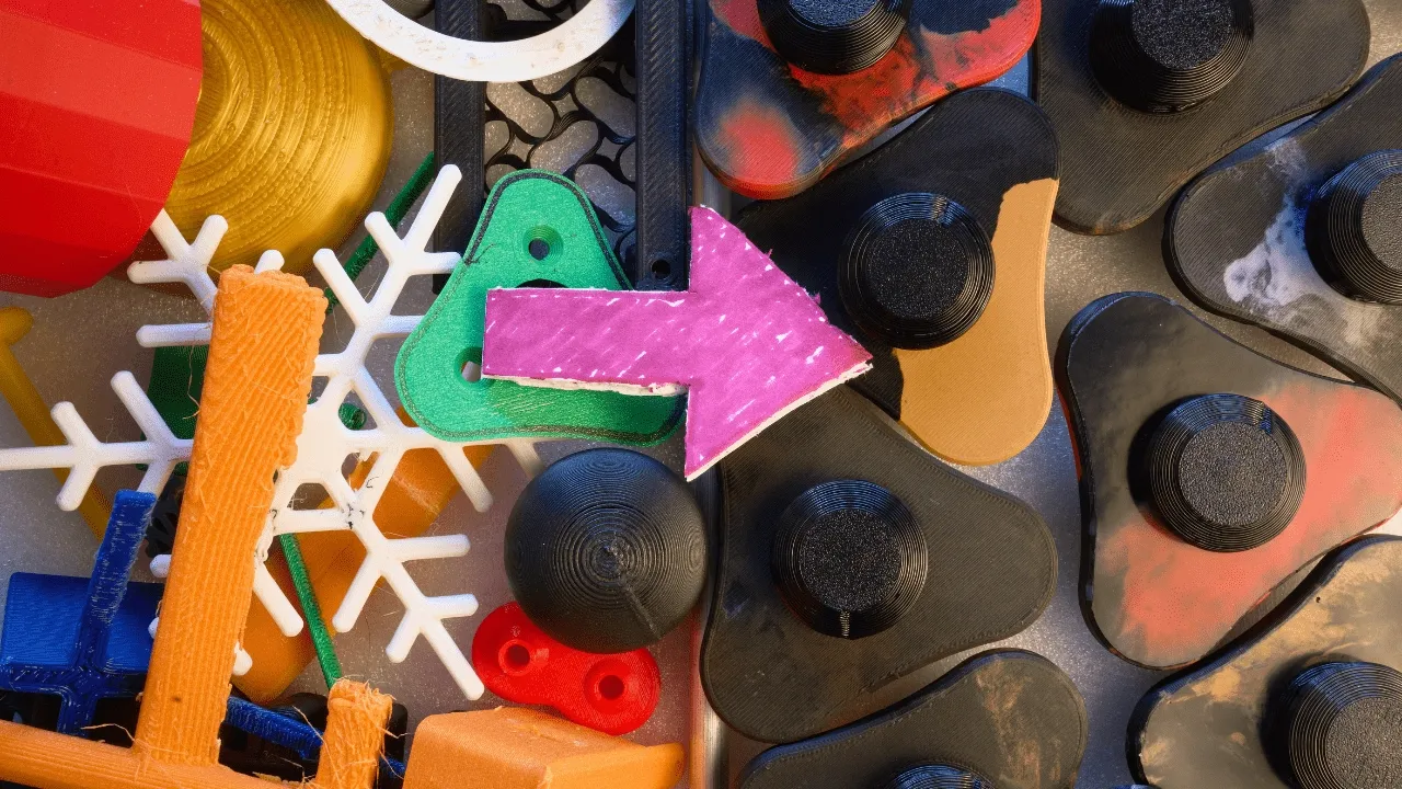 Recycled PLA fidget spinner kit