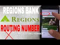 Regions Bank ABA Routing Number - Where Is It