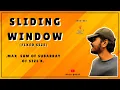 SLIDING WINDOW - FIXED SIZE MAX SUM OF SUB ARRAY OF SIZE K JAVA DSA PATTERNS