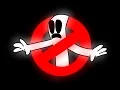 The Real Ghostbusters logo ghost walking animation