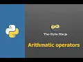 Python Tutor 04 Arithmetic operators in Python