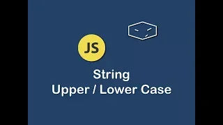 string upper and lower case in javascript