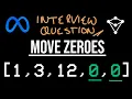 Move Zeroes - LeetCode 283