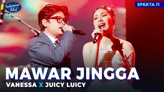 vanessa x juicy luicy mawar jingga spektakuler show 11 indonesian idol 2025