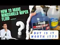 How to make your own windshield wiper fluid but is it worth it 4K