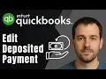 QuickBooks Online How to Edit Correct a Deposited Payment 2025 Accounting Bookkeeping Tutorial