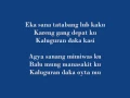 Download Lagu kaluguran daka oyta mu with FULL Lyrics - nobelistas