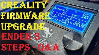 steps to upgrade your creality 3d printer firmware ender3 3dprinter