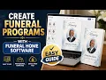 Create Funeral Programs with Funeral Home Software Easy Guide