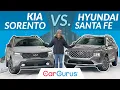 Which Korean crossover is best for you 2022 Kia Sorento Vs 2022 Hyundai Santa Fe