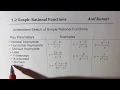 Graph Rational Functions and Understand Characteristics in Details