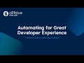 Webinar Automating for Great Developer Experience with Diffblue and RedMonk