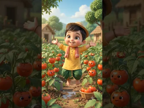 अच्छा टमाटर बेच के बना अमीर ‌#shorts #trend #cartoon tomato and baby story in hindi // SG Champ
