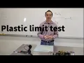 Plastic Limit Test Atterberg Limits Experimental Procedure Data Analysis