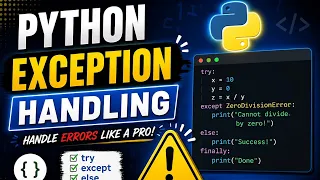 Python Exception Handling in Easy Explanation Guri Coder