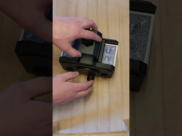 Hand Crank Card Shuffler (Fully printable) video thumbnail