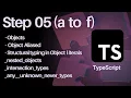 Test preparation TypeScript Basics Objects Aliased Objects Structural Typing More V