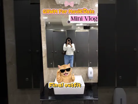 GWRM For a Movie Date 🌸💕 #minivlog #grwm #movie #mirjapur