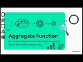 SQL Aggregate Functions