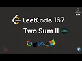 Leetcode 167 Two Sum II NeetCode 150 Sheet Java Optimal Handwritten Dry Run