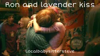 Ron and lavender kiss with extra scene at the end
