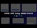 Full Stack Note App Using MERN stack part 1 MERN stack Project