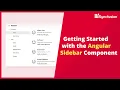 Getting Started with the Angular Sidebar Component