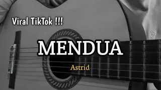 Download Mendua - Astrid ( Cover Gitar by windyyy ) MP3