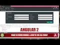 4 - Angular 2 and Spring Boot What is forms module and how to use ngForm