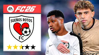 Fundé el PROMESAS ROTAS FC en MODO CARRERA