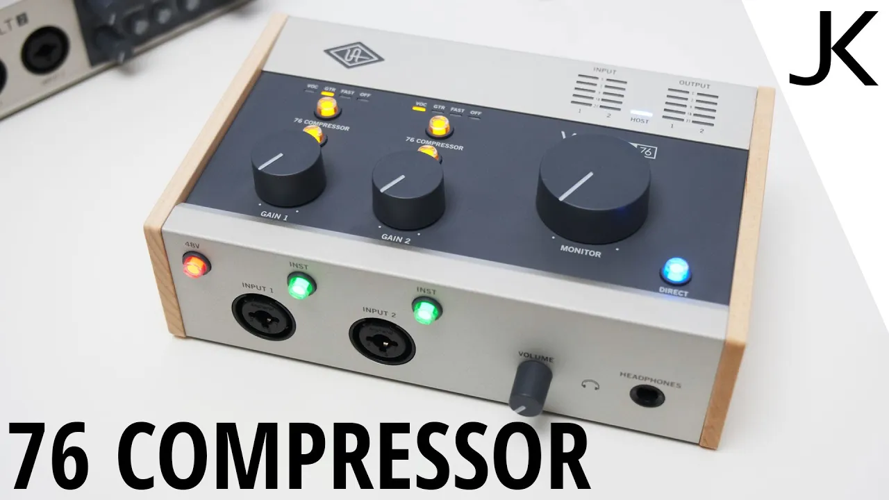 Outline Video Universal Audio VOLT 276 – Review (Compressor and Vintage Mode Audio Samples)