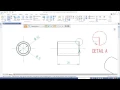 How to produce an engineering drawing add dimensions and fill title block