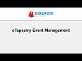 eTapestry Event Management How to Track Data for Special Events