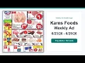 Karns Foods Weekly Ad 26 - 26 Best Deals