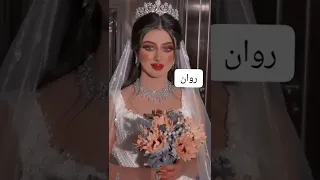 تصميم على اسم روان 