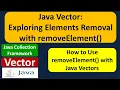 Java Vector Exploring Elements Removal with removeElement Java Collection Framework