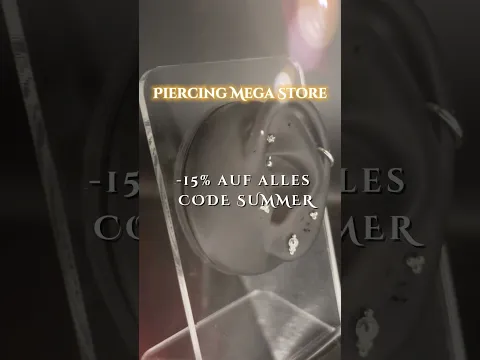 ☀️🏖️-15% MIT CODE SUMMER*! ENDLESS SUMMER AKTION👙I💉 Marc's Piercing TVI💉 Marc's Piercing TV
