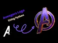 Create Avengers Logo Using Python - in mobile phone